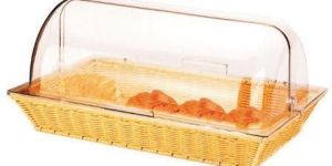 Brown Poly Rattan Basket