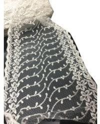 Designer White Lycra Laces