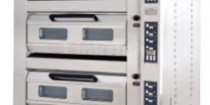 Three Deck Six Tray Gas Oven