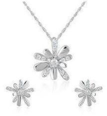 Silver Pendant Set