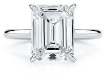 Emerald Cut Diamond Rings