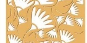 Floral Wooden Divider