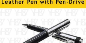 Leather Pen with Pen-Drive