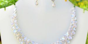 Sterling Silver Moonstone Necklace