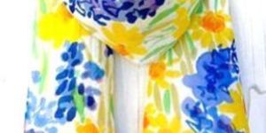 Women Hand Painted Silk Scarves