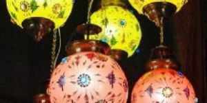 Glass Hanging Handi