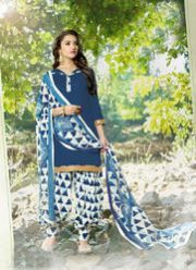 Cotton Designer Patiala Suits
