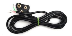 5 AMP 3 Pin Cable Cord 2mtr