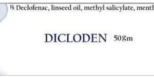 Declofenac Linseed Oil Methyl Salicylate Menthol Ointment