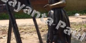 Polished Human Statue
