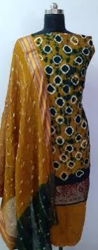 Girls Jaipuri Bandhej Ethnic Wear