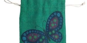 Jute Drawstring Bag