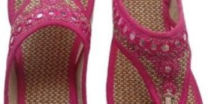 Ladies Fancy Jute Slipper