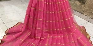 Plain Kota Doriya Net Saree