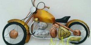 Handicraft Multicolor Bullet Bike