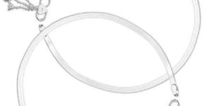 Silver Plain Anklets