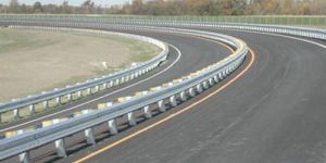 W Beam Crash Barrier