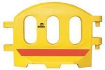 Yellow Road Barricade Water Fillable