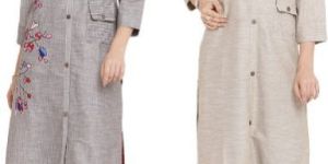 Chikankari Cotton Kurti