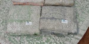 Embroidery Net Designer Saree