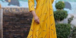 Long Rayon Formal Gown