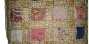 Embroidered Cotton Cushion Cover