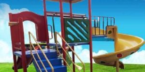 Single Slide Garden Multi Play Station