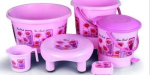 Plastic Bathroom Set