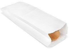 White Paper Bread Bag