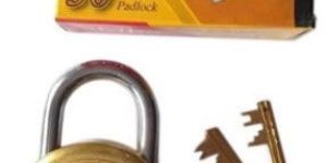 Shiba Brass Padlock