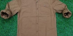 Boys Plain Cotton Shirt