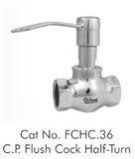 Flush Cock Half Turn Lever