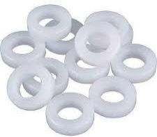 White Rubber Washers