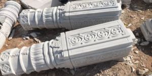 White Marble Pillar