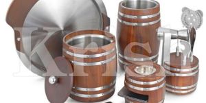 10 Pcs Cubo Wooden Bar Set- All in 1