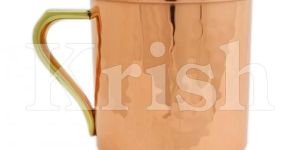 Copper Mug with Brass Handle