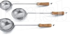 Professional Ladle Skimmer Wooden Handle