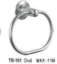 Stainless Steel Diplomat Towel Rings
