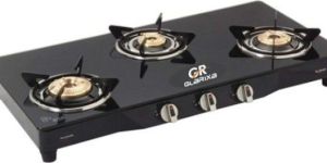 3 Burner Glasstop Gas Stove