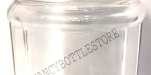 Clear Glass Dholak Jar