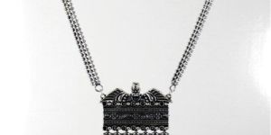 Stone Beaded Oxide Necklace