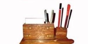 Wooden Pen Holder