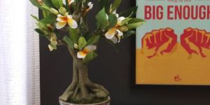 Artificial Frangipani Potted Plant