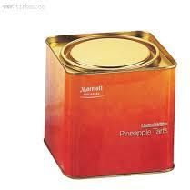 Square Tin Container