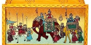 Rajasthani Gemstone Painting