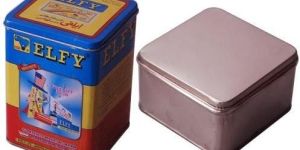 Square Tin Container