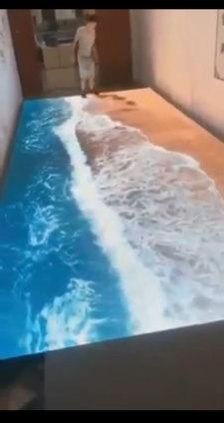 Interactive Floor Projection System