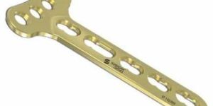 3.5mm LCP T Right-Angle Header 4 Hole Plate