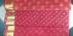 Kota Doria Bandhani Saree