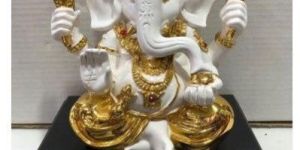 Poly Stone Ganesha Idol